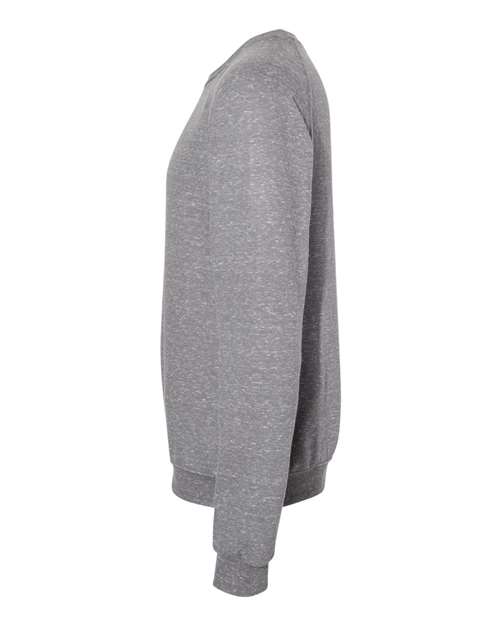 Unisex Snow Heather French Terry Crewneck Sweatshirt