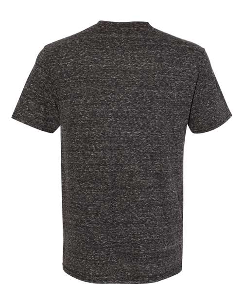 Unisex Snow Heather Jersey T-Shirt – Back