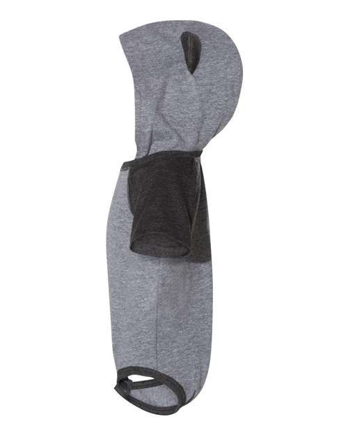 Infant Fine Jersey Raglan Bodysuit with Hood & Ears