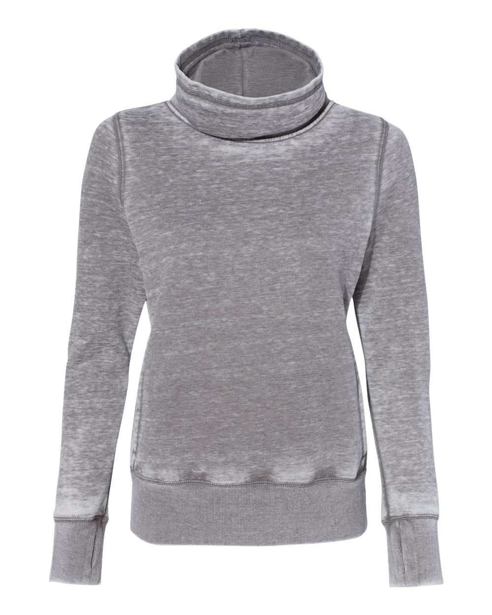J. America 8930 - Women's Zen Fleece Cowl Neck Sweatshirt