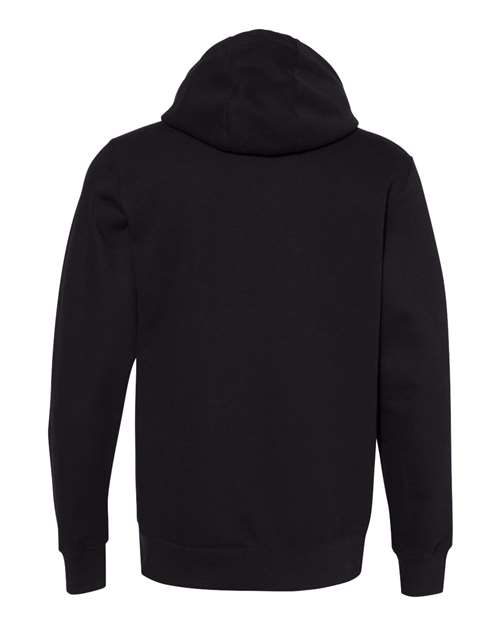 Unisex Cotton Rich Fleece Hooded Sweatshirt – Back
