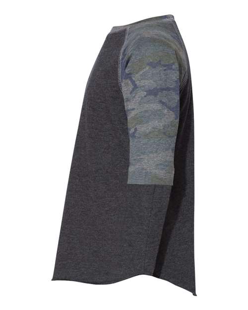 Toddler Baseball Fine Jersey Three-Quarter Sleeve Tee – Detail
