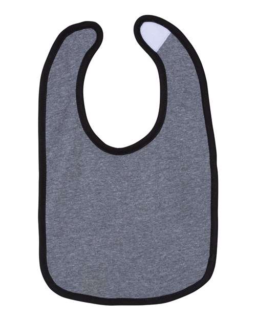 Infant Contrast Trim Premium Jersey Bib-Rabbit Skins