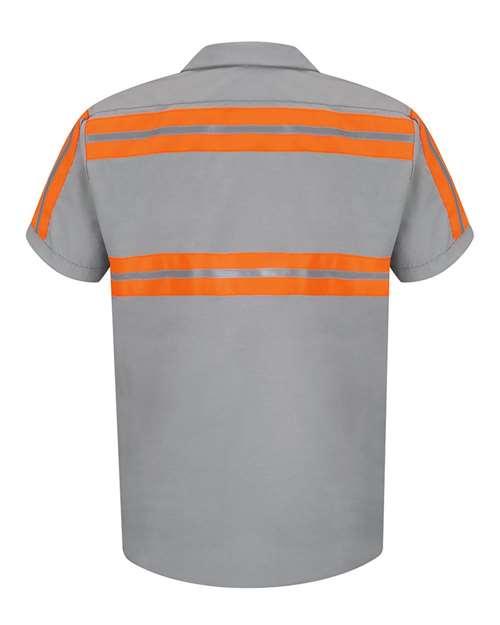 Men's Enhanced Visibility Industrial Work Shirt