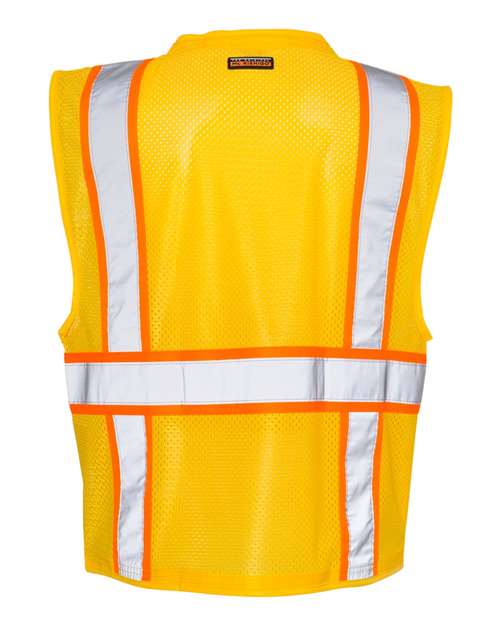 Unisex EV Series® Enhanced Visibility Multi-Pocket Mesh Vest