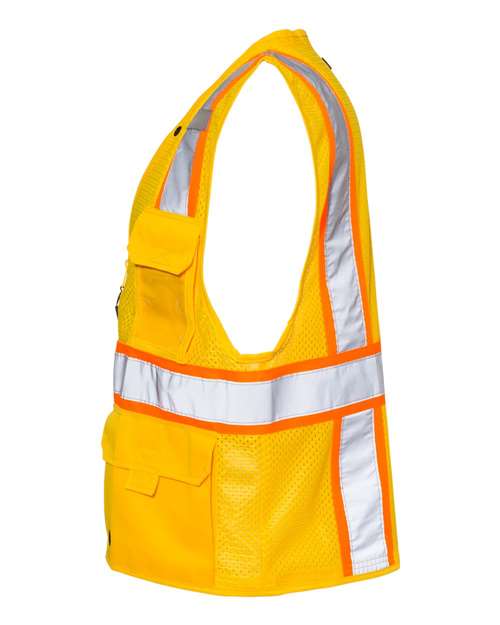 Unisex EV Series® Enhanced Visibility Multi-Pocket Mesh Vest