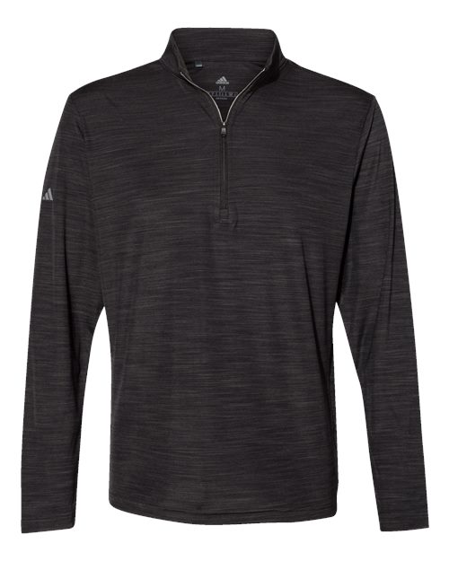 Lightweight Mélange Quarter-Zip Pullover-Adidas