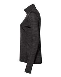 adidas A476 Women's Light Mélange 1/4-Zip Pullover | S&S
