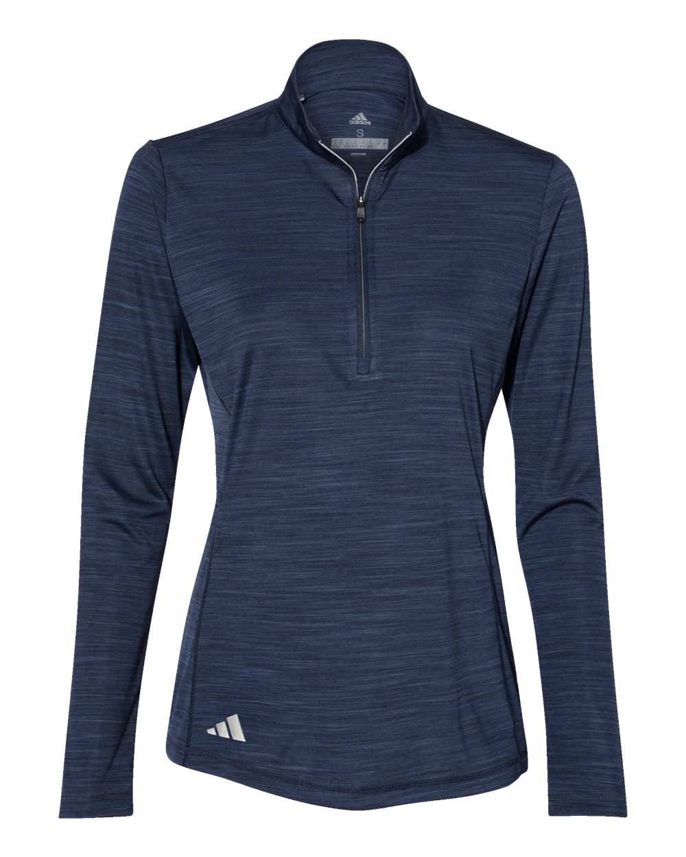 Adidas A476 - Women's Lightweight Mélange Quarter-Zip Pullover