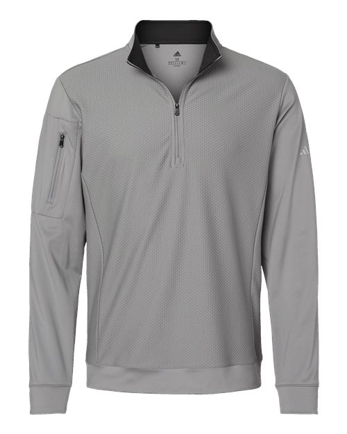 Men's Textured Quarter-Zip Pullover