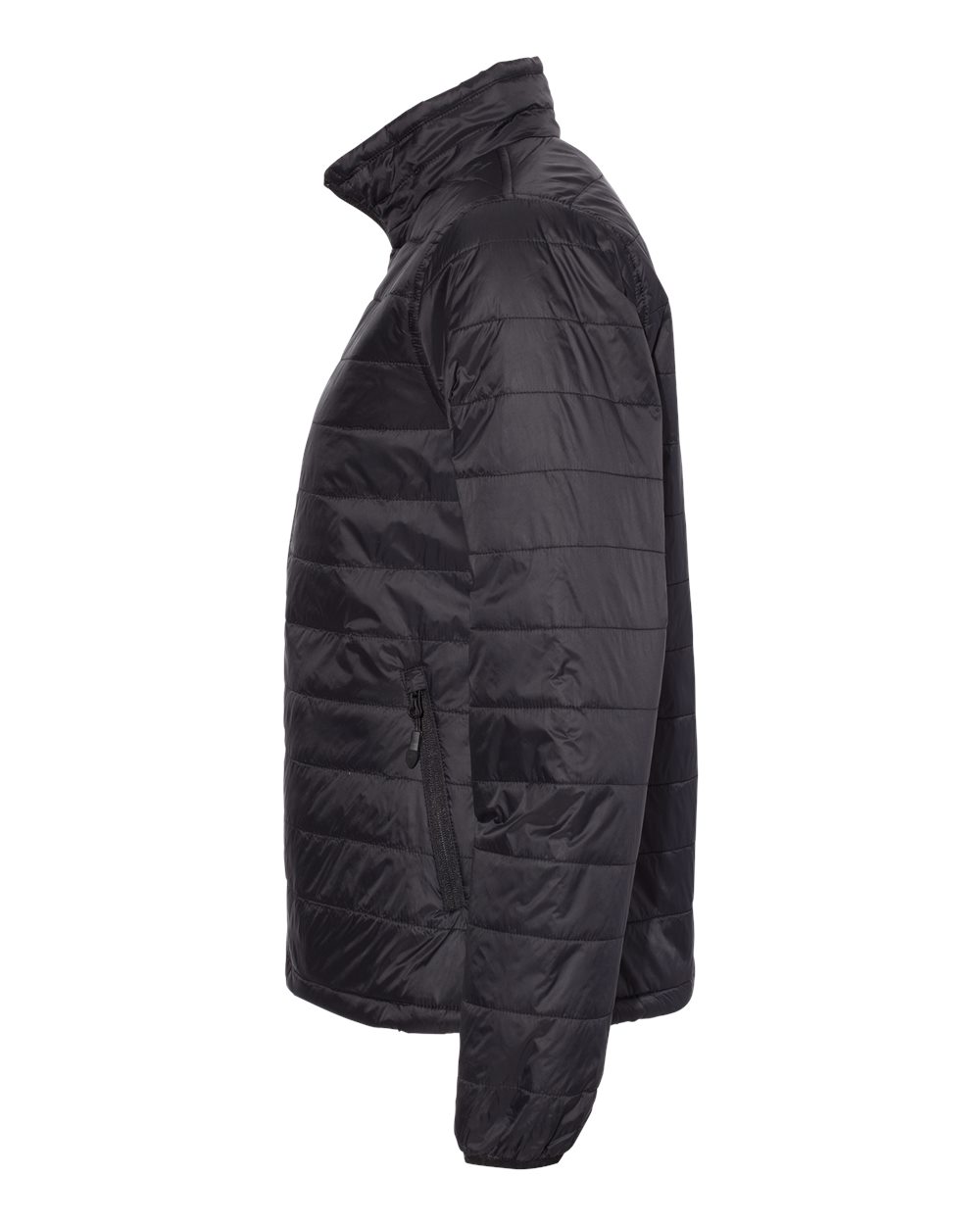 Independent Trading B12076506 Womens Puffer Jacket, Black - Extra Large  