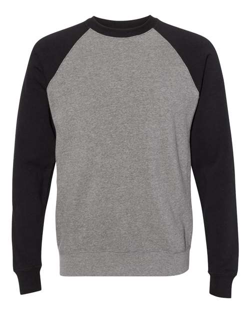 Independent Trading Co. Unisex Special Blend Raglan Crewneck Sweatshirt PRM30SBC