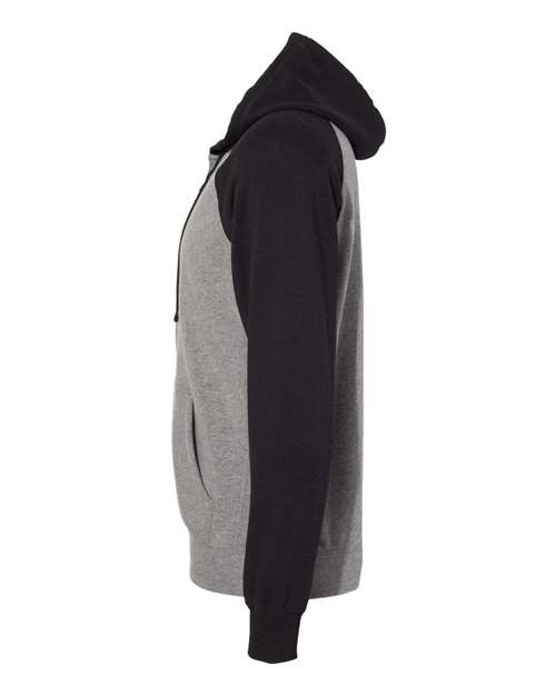 Unisex Special Blend Raglan Full-Zip Hooded Sweatshirt