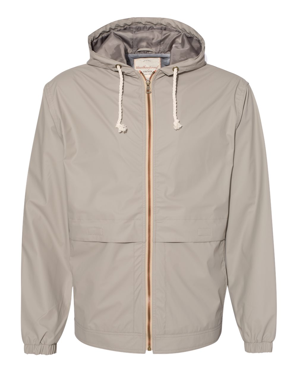 π₯ Weatherproof Brand Men Vintage Hooded Rain Jacket Zip Up To 3XL 193910 - Picture 9 of 13