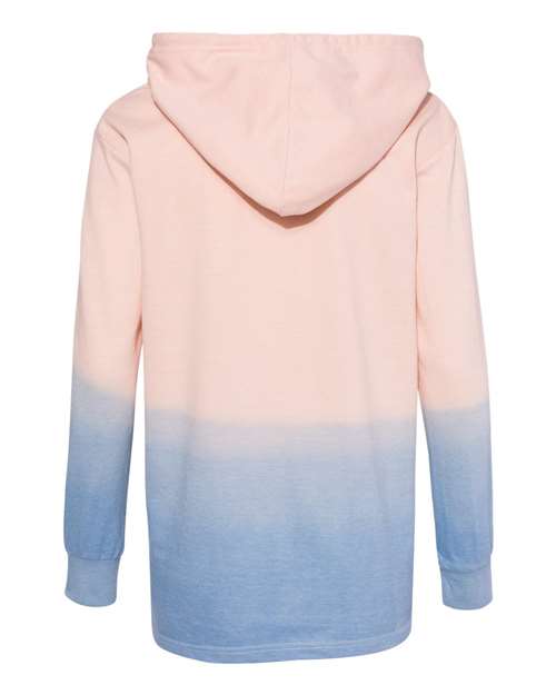 Women's French Terry Ombré Hooded Sweatshirt – Back