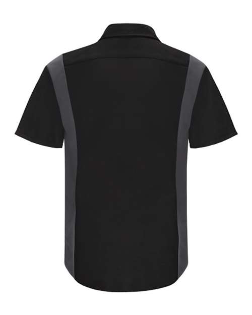 Men's Tall Performance Plus Short Sleeve Shirt with Oilblok Technology – Back