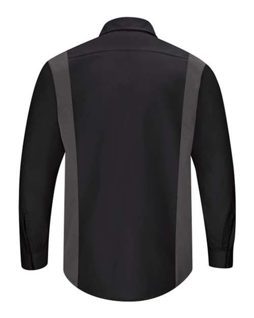 Men's Tall Performance Plus Long Sleeve Shirt with OilBlok Technology – Back