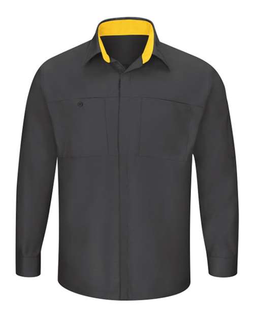 Men's Tall Performance Plus Long Sleeve Shirt with OilBlok Technology