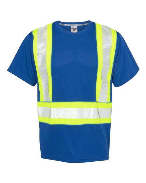 EV Series® Enhanced Visibility Contrast Pocket T-Shirt-Kishigo