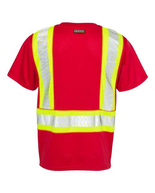 Unisex EV Series® Enhanced Visibility Contrast Pocket T-Shirt