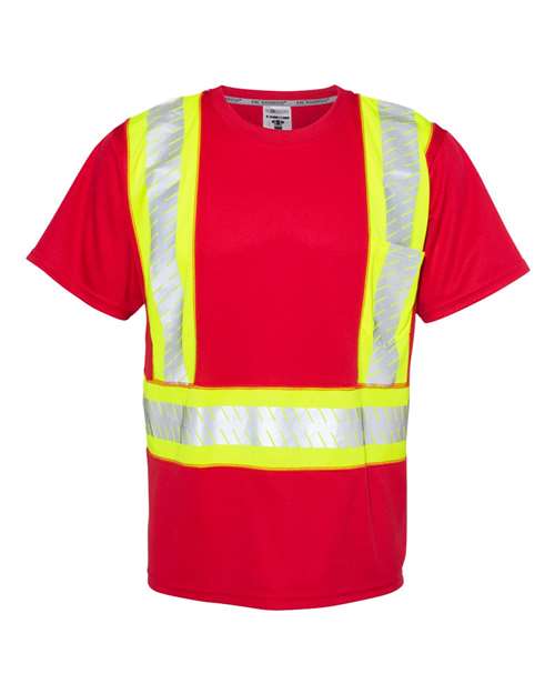 Unisex EV Series® Enhanced Visibility Contrast Pocket T-Shirt