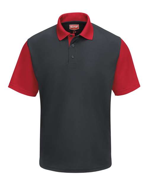 Men's Performance Knit Color-Block Polo