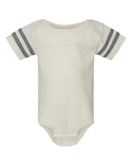Rabbit Skins Infant Football Fine Jersey Bodysuit 4437