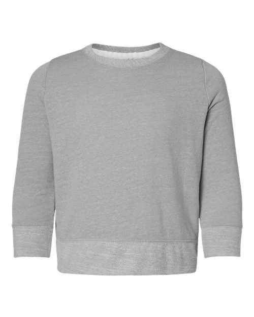 Youth Harborside Mélange French Terry Long Sleeve with Elbow Patches-LAT
