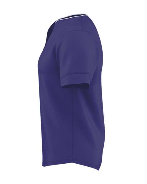 Youth Two Button Mesh Baseball Jersey with Piping