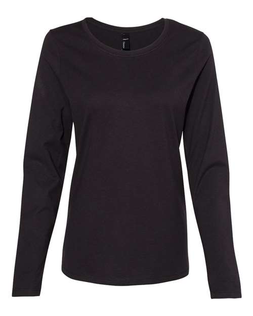 Hanes Women's Perfect-T Long Sleeve Scoopneck T-Shirt S04LS