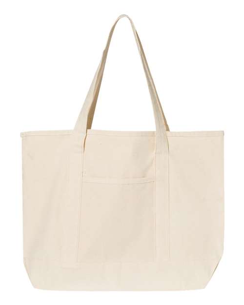 34&#46;6L Large Canvas Deluxe Tote-Q&#45;Tees