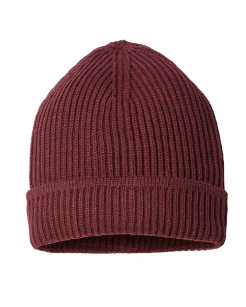 Atlantis Headwear Sustainable Finish Edge Cuffed Beanie MAPLE