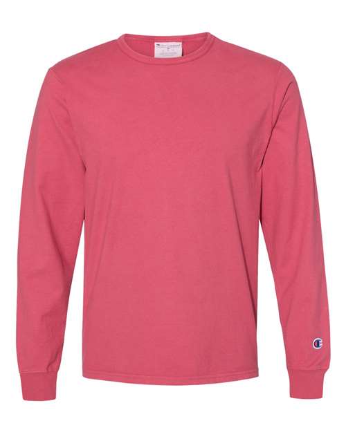 Unisex Garment-Dyed Long Sleeve T-Shirt-Champion