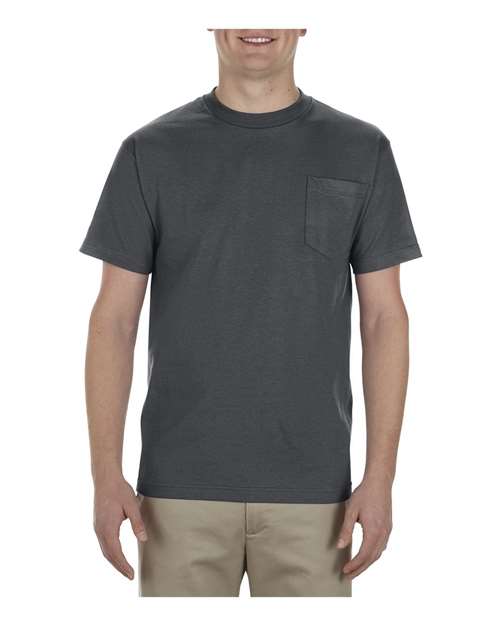 Heavyweight Pocket T Shirt-ALSTYLE