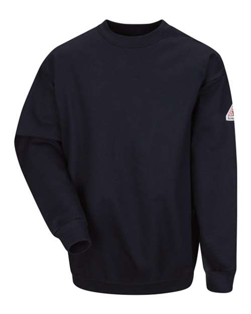 Pullover Crewneck Sweatshirt &#45; Cotton/Spandex Blend-Bulwark