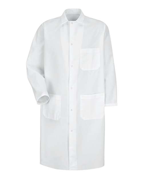 Butcher Coat with Exterior Chest Pocket-