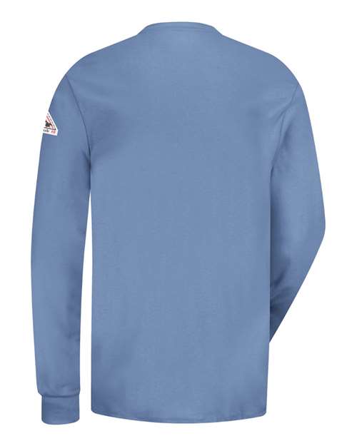 Men's Long Sleeve Tagless Henley Shirt