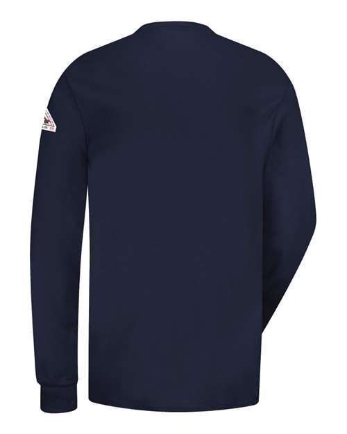 Men's Tall Long Sleeve Tagless Henley Shirt