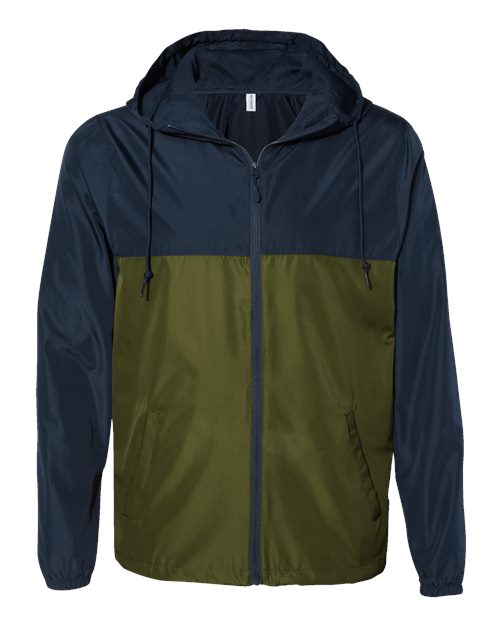Men's Lightweight Windbreaker Full-Zip Jacket