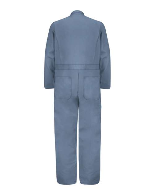 Men's Button-Front Cotton Coverall
