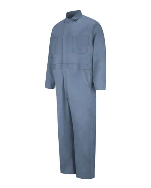 Men's Button-Front Cotton Coverall