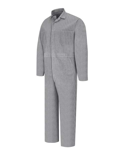 Button-Front Cotton Coverall Additional Sizes-