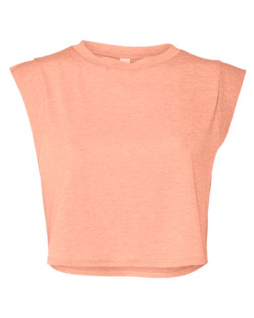 BELLA + CANVAS FWD Fashion Women's Festival Crop Tank - Sunset Triblend