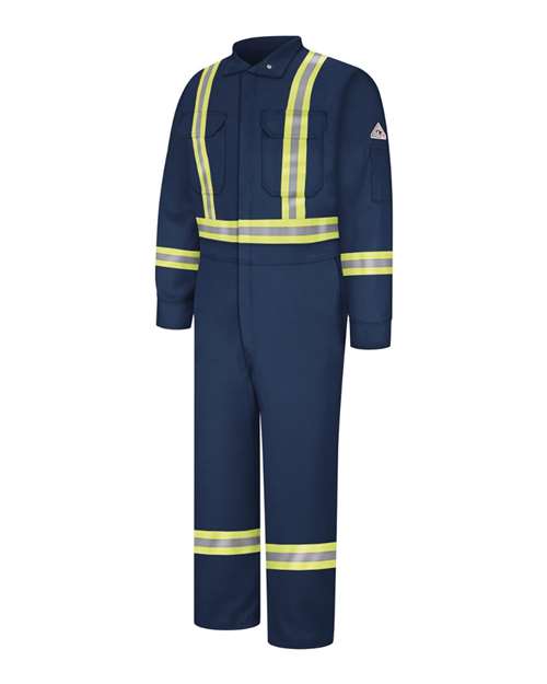 Men's Premium Coverall with CSA Compliant Reflective Trim - EXCEL FR® ComforTouch®.