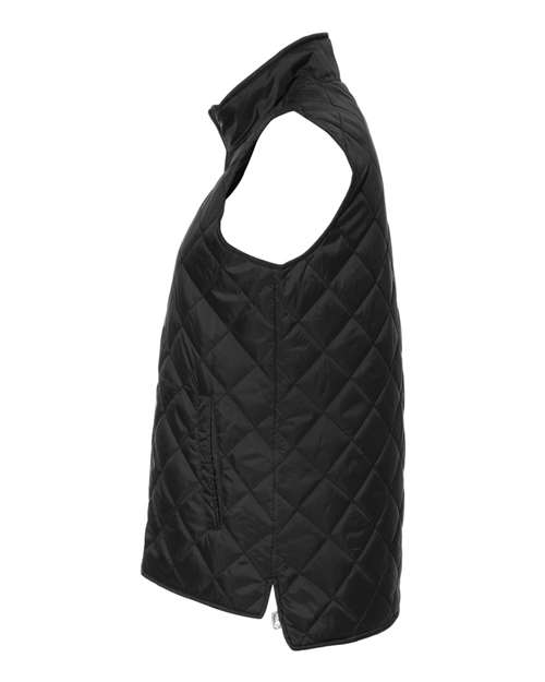 Women's Vintage Diamond Quilted Vest – Detail