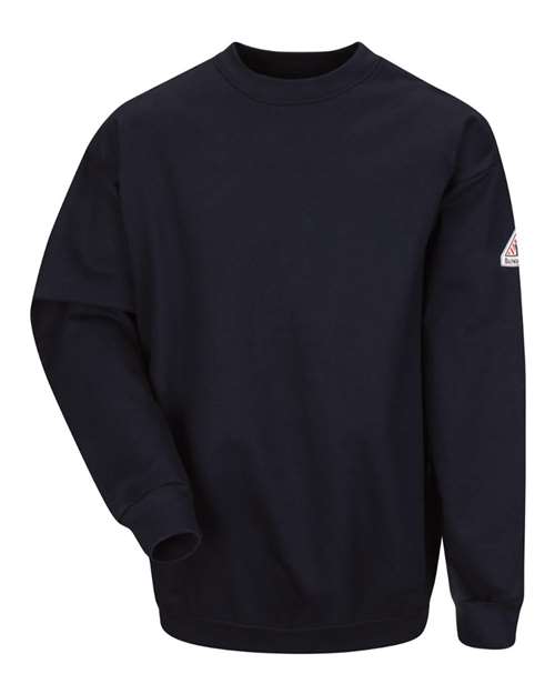 Pullover Crewneck Sweatshirt &#45; Cotton/Spandex Blend &#45; Tall Sizes-Bulwark