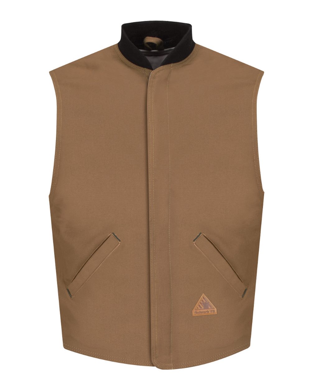 Brown Duck Vest Jacket Liner - EXCEL FR® ComforTouch?? - Long Sizes-Bulwark