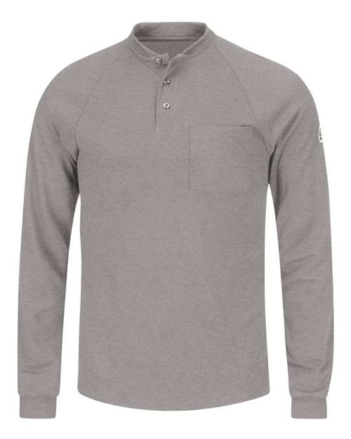 Men's Long Sleeve Henley Shirt- CoolTouch®2