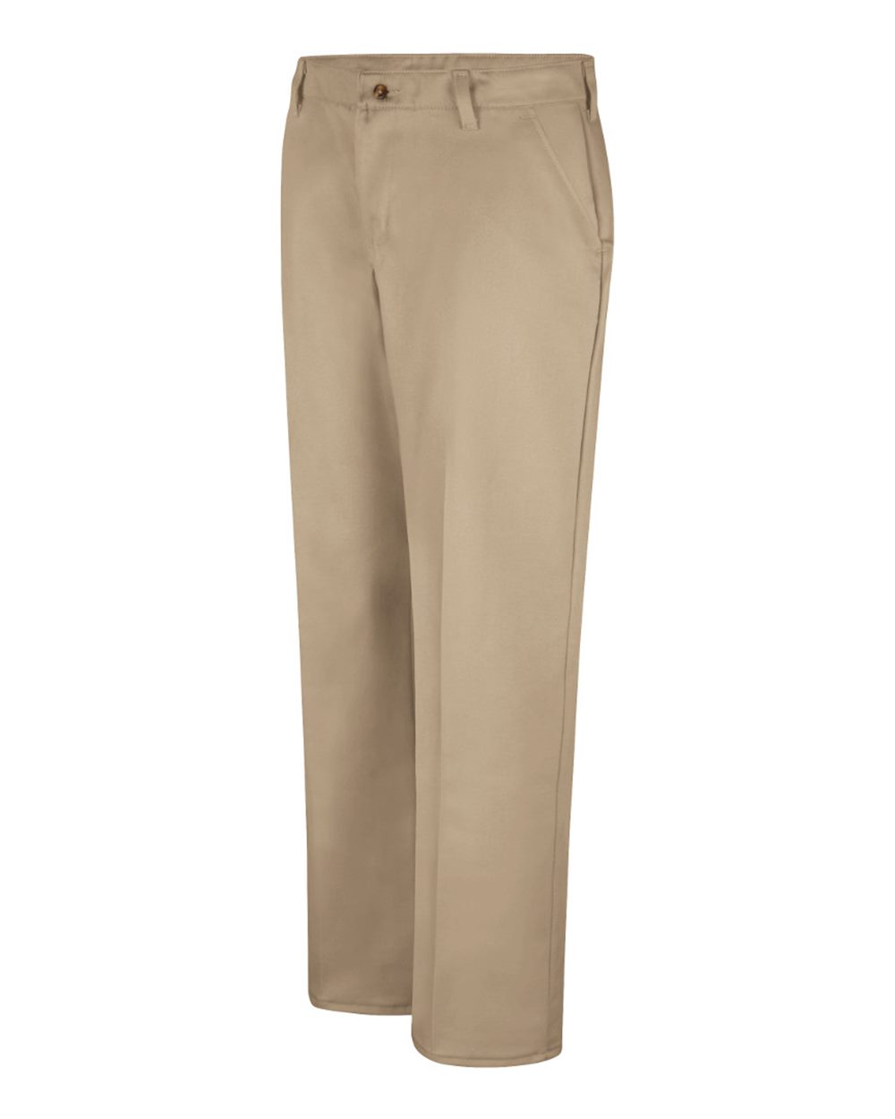Womens Plain Front Cotton Pants Additional Sizes-