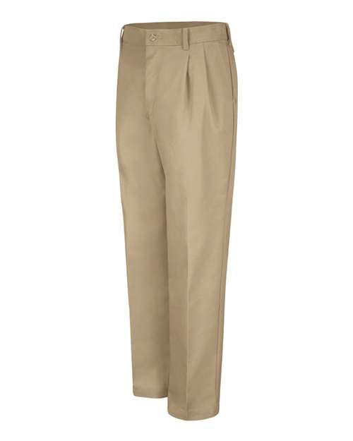 Men's Pleated Twill Slacks